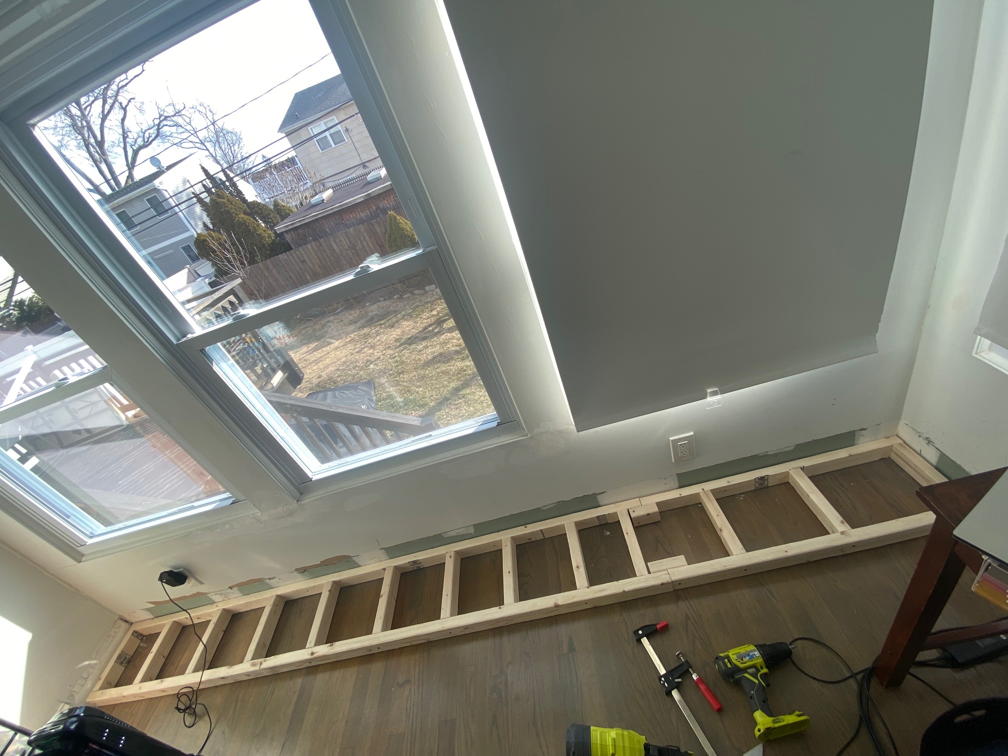 IKEA cabinet assembly and base building