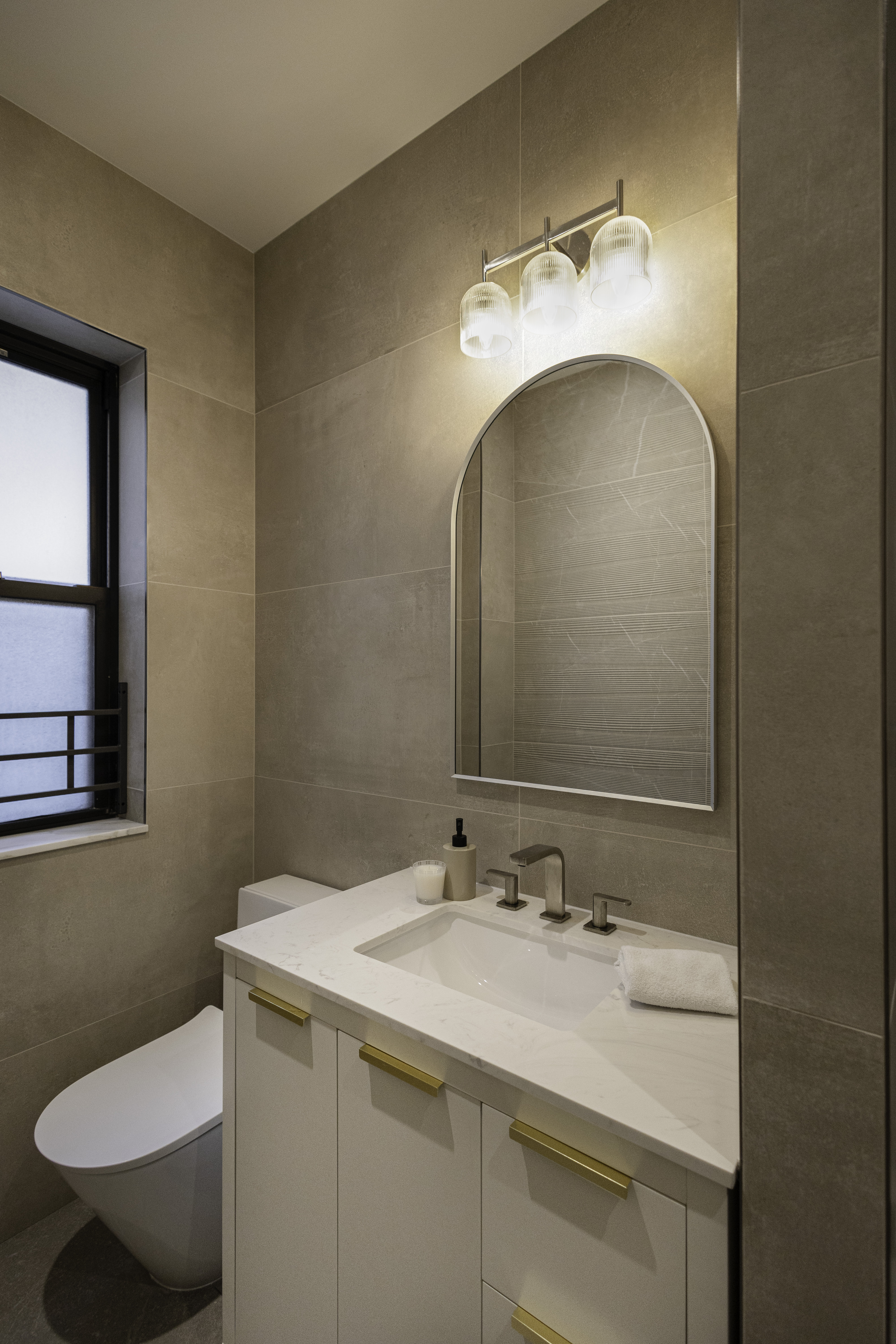 UES Apartment — Main Bathroom Vanity