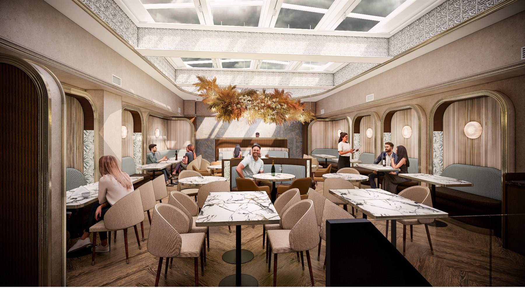 Hospitality rendering — Studio RB